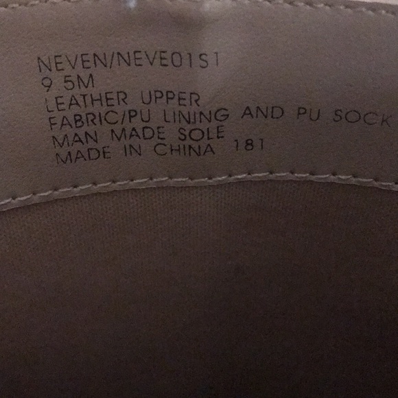 Steve Madden Carmel Leather Neven Booties Size 9.5 NWOT - Picture 4 of 4